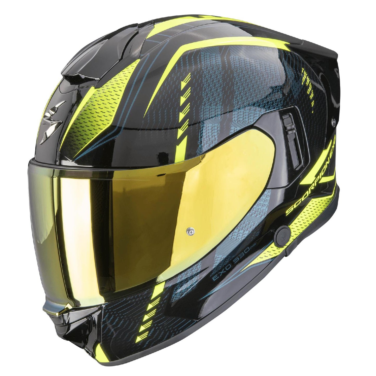 Scorpion EXO-530 AIR THERAS Schwarz-Neon Gelb