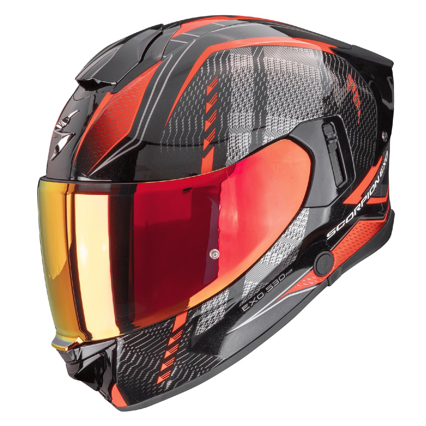 Scorpion EXO-530 AIR THERAS Metallic Schwarz-Rot