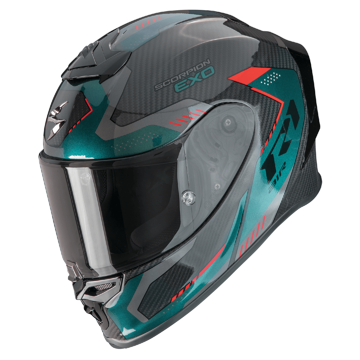 Scorpion EXO-R1 EVO CARBON AIR PROPEL Schwarz-Grün