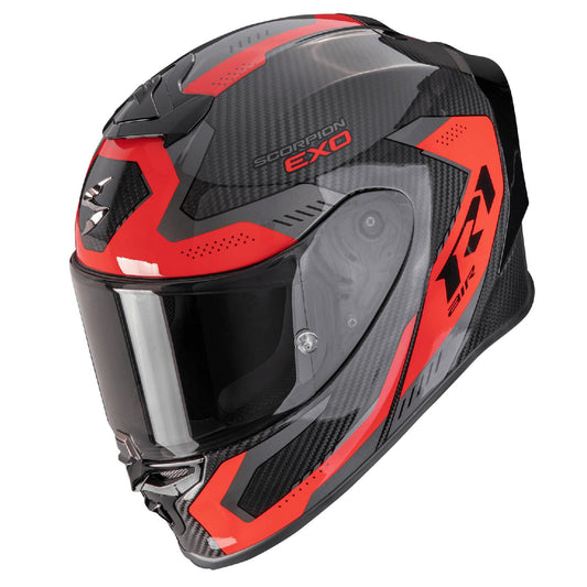 Scorpion EXO-R1 EVO CARBON AIR PROPEL Schwarz-Rot