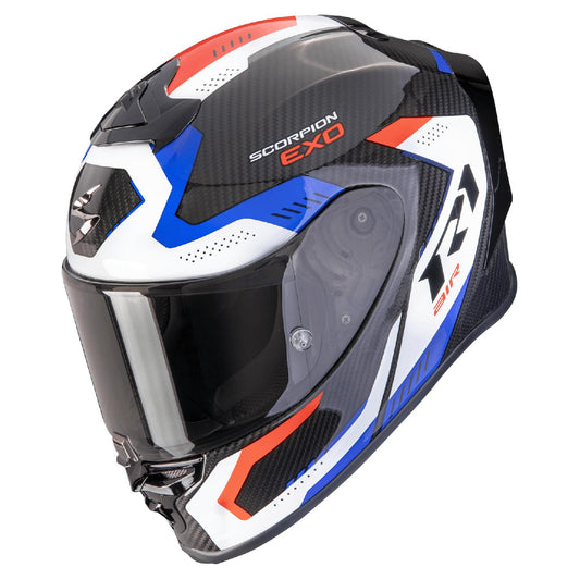 Scorpion EXO-R1 EVO CARBON AIR PROPEL Schwarz-Weiß-Rot