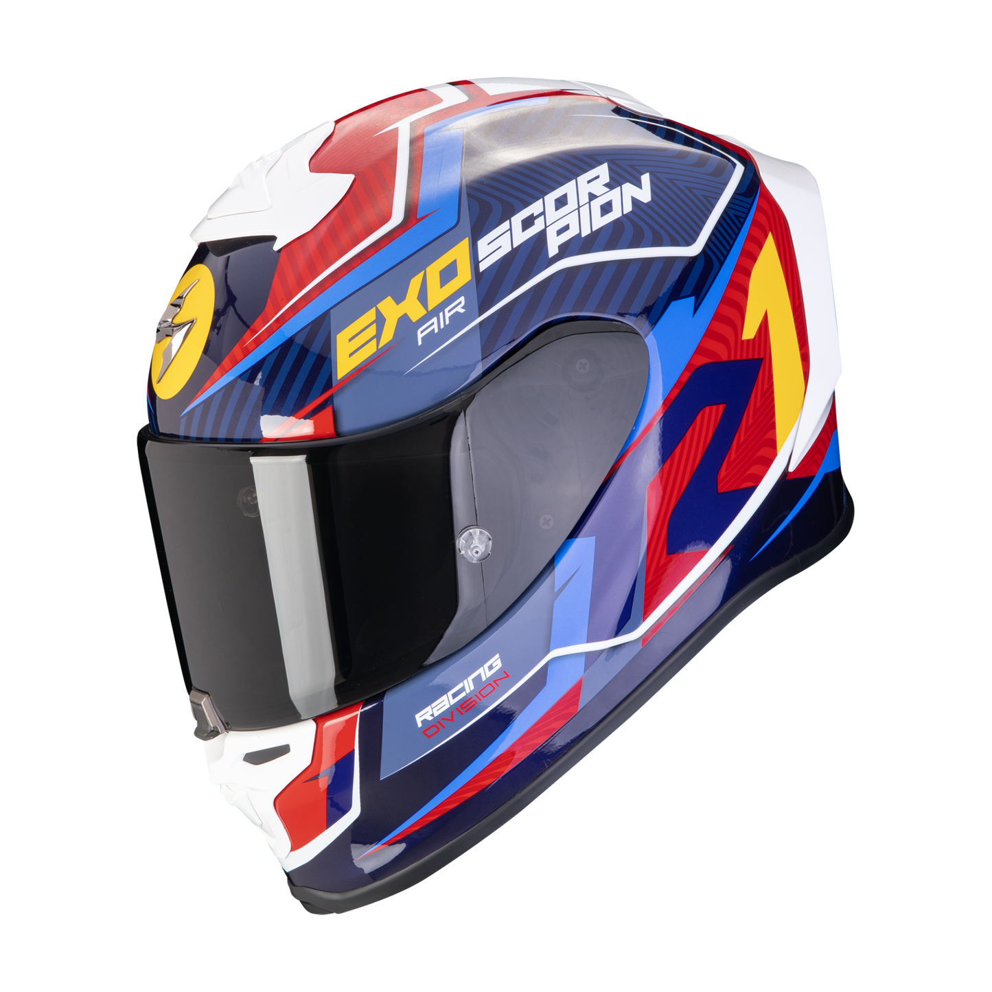 Scorpion EXO-R1 EVO AIR | Coup blue-red-yellow