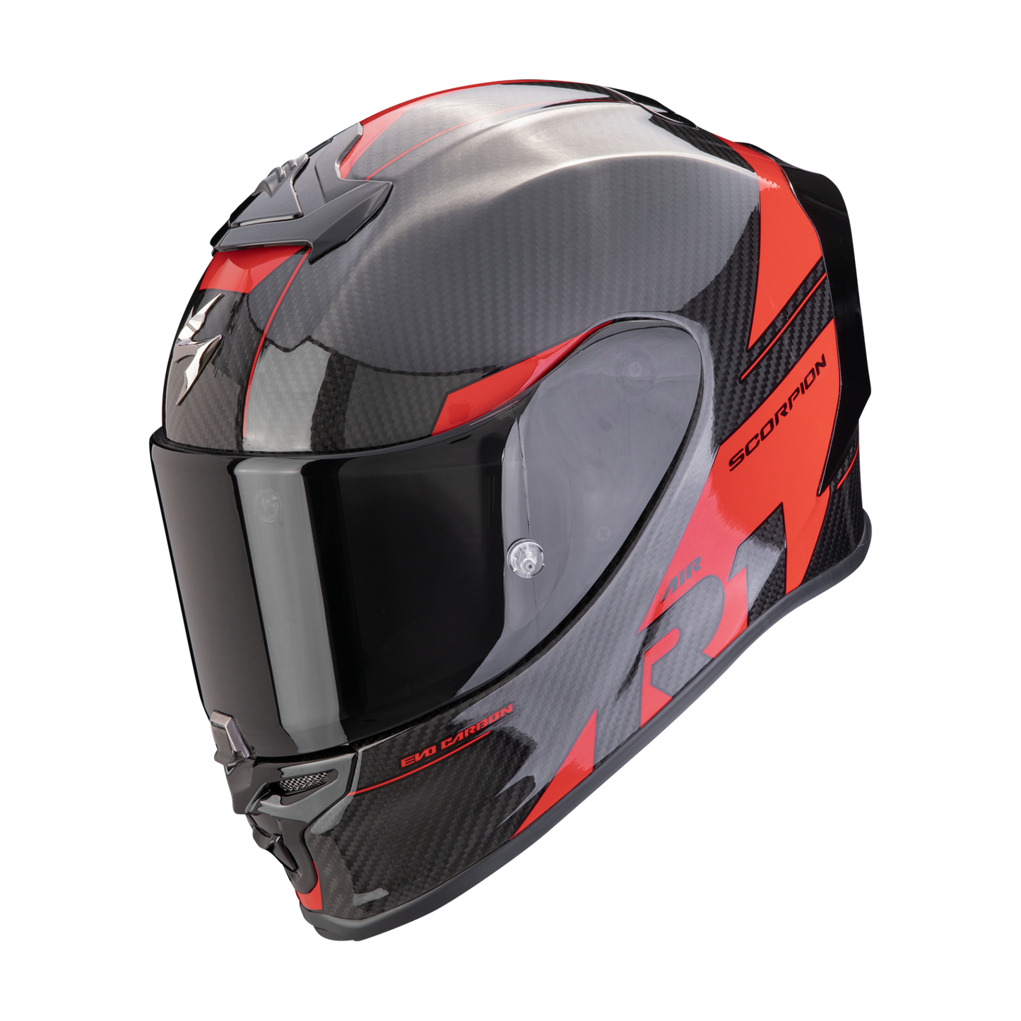 Scorpion EXO-R1 EVO CARBON AIR | Rally black-red