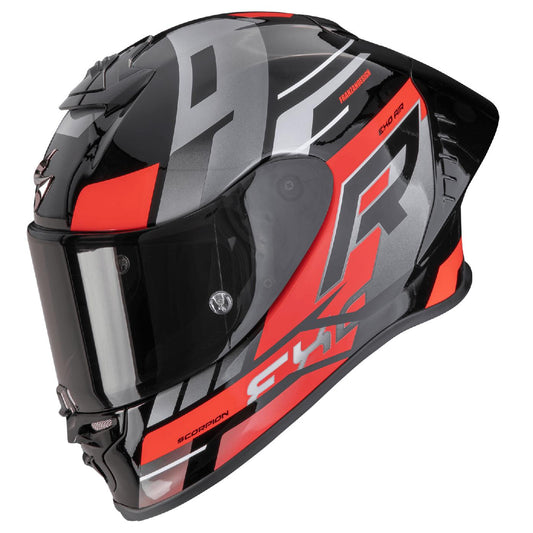 Scorpion EXO-R1 EVO II AIR ADRENALINE Schwarz-Rot-Silber