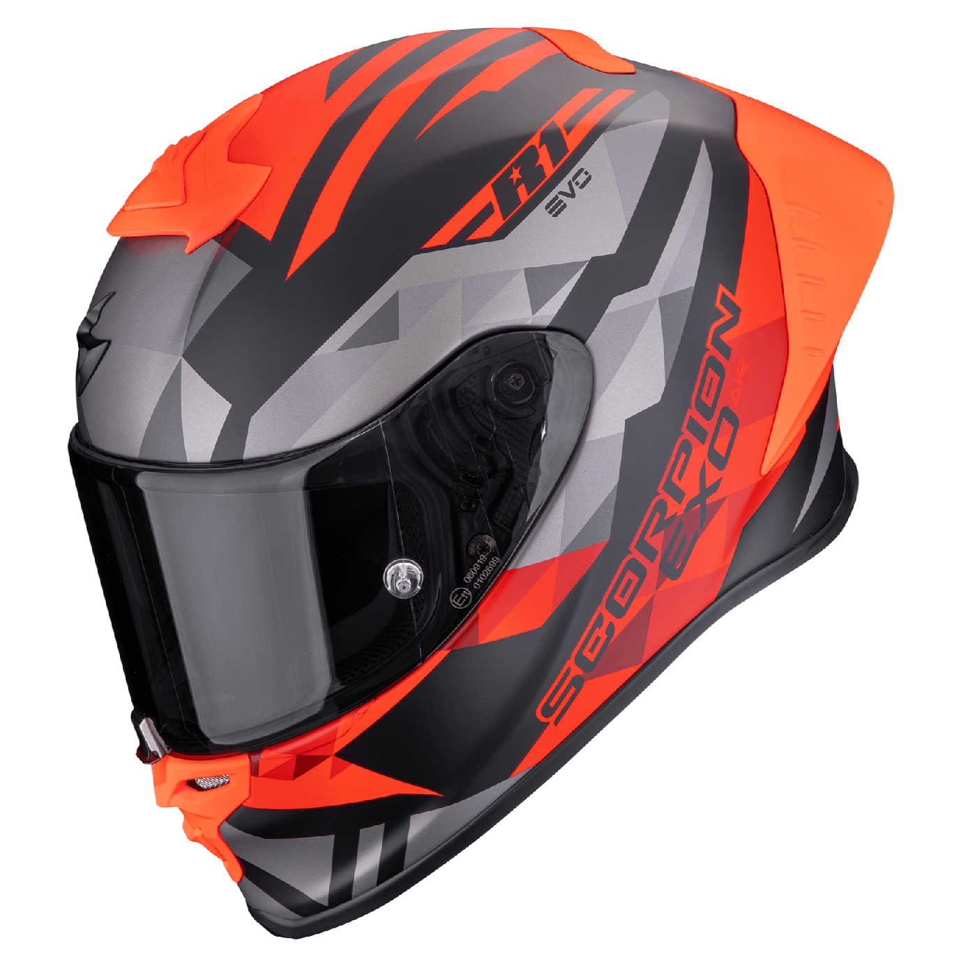 Scorpion EXO-R1 EVO II AIR VALERE Schwarzmatt-Rot