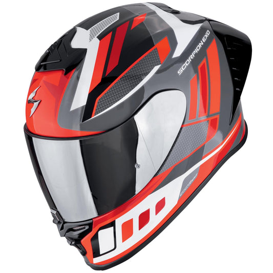 Scorpion EXO-R1 EVO II AIR VITAL Grau-Weiss-Rot