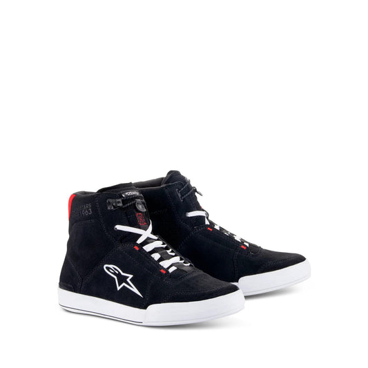 Alpinestars Chrome Schuhe | Black White Bright Red