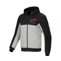 Black Gray Heather Red Fluo