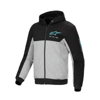 Black Gray Heather Turquoise