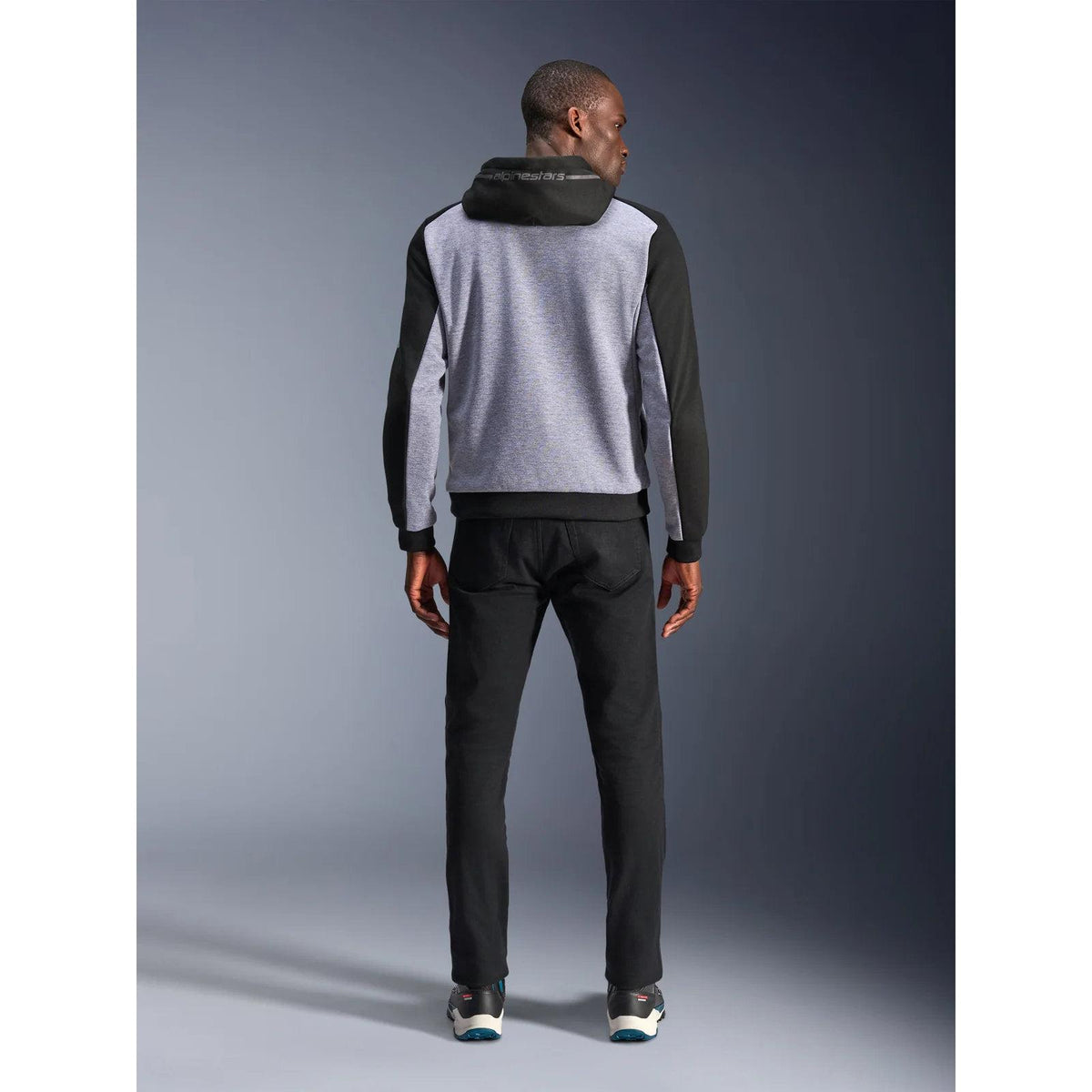 Alpinestars Chrome V2 Sport Hoodie | Black Gray Heather Turquoise