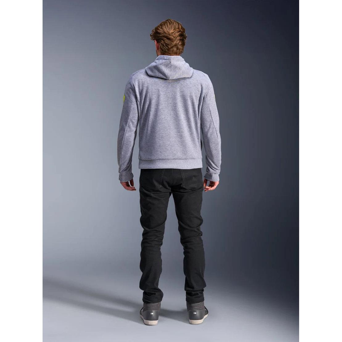 Alpinestars Chrome V2 Sport Hoodie | Gray Heather Fluo Yellow