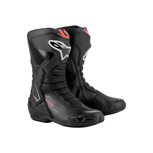 Alpinestars SMX-6 V3 Stiefel | Black Red Fluo