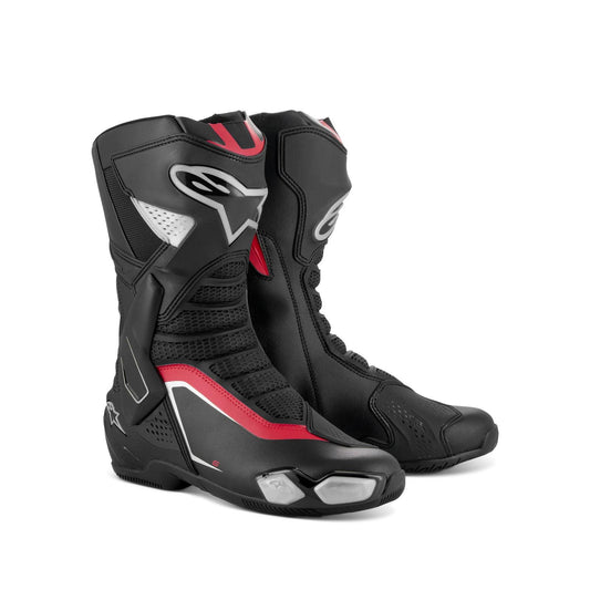 Alpinestars SMX-6 V3 Stiefel | Black Silver Red