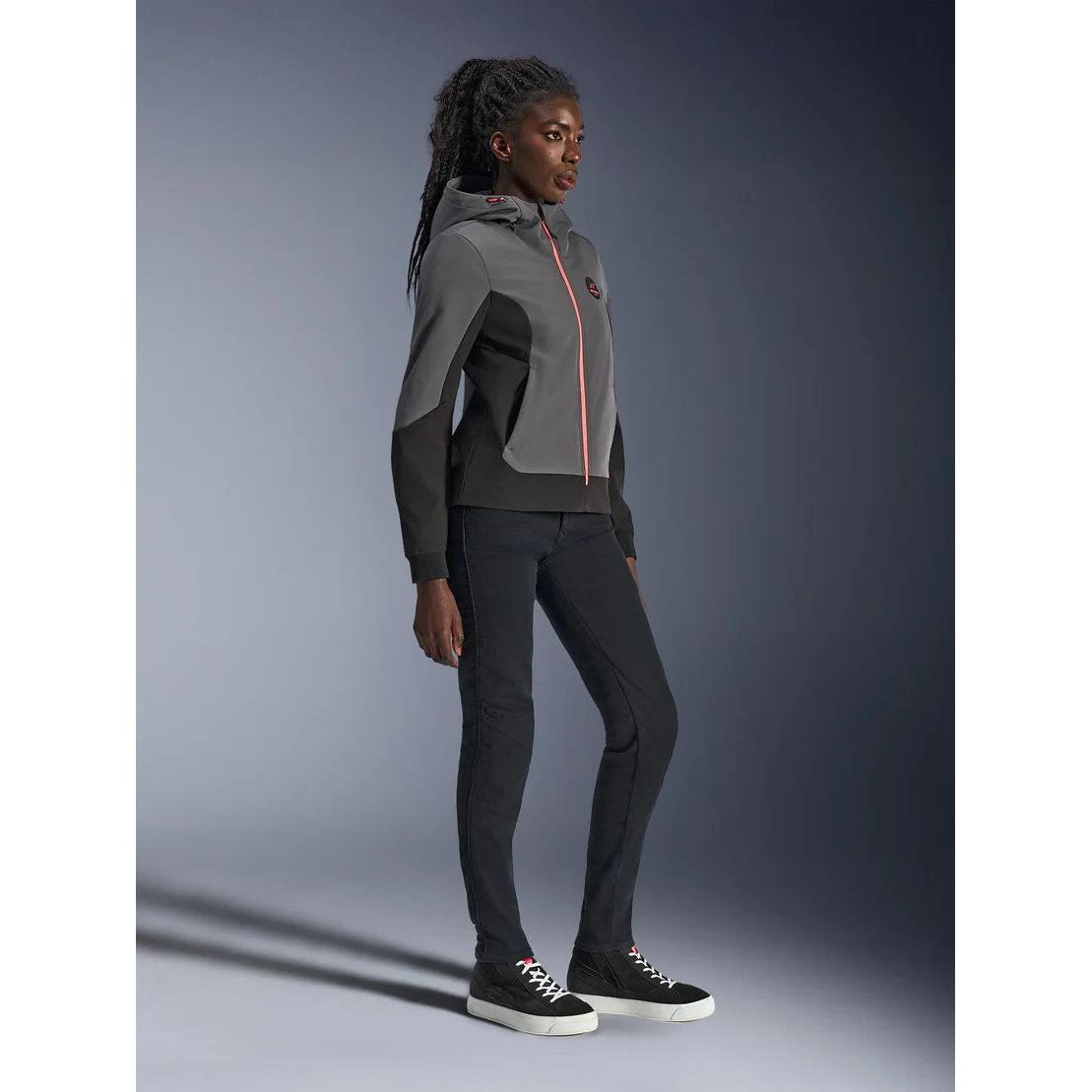 Alpinestars Stella Radium Tech Kapuzenjacke | Deep Gray Black