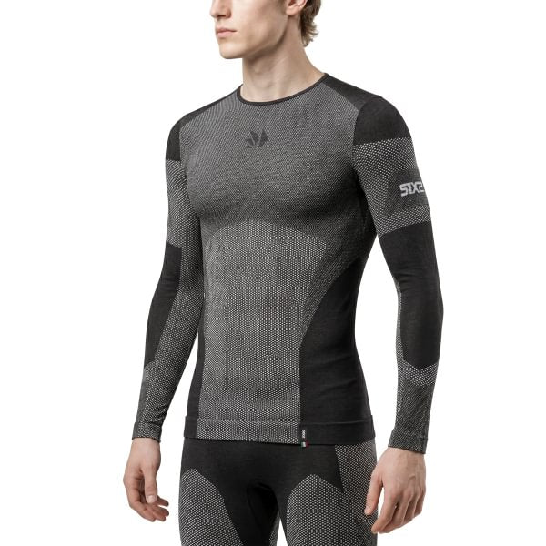 SIXS TS2L V2 Langarm Shirt Leicht | black-carbon