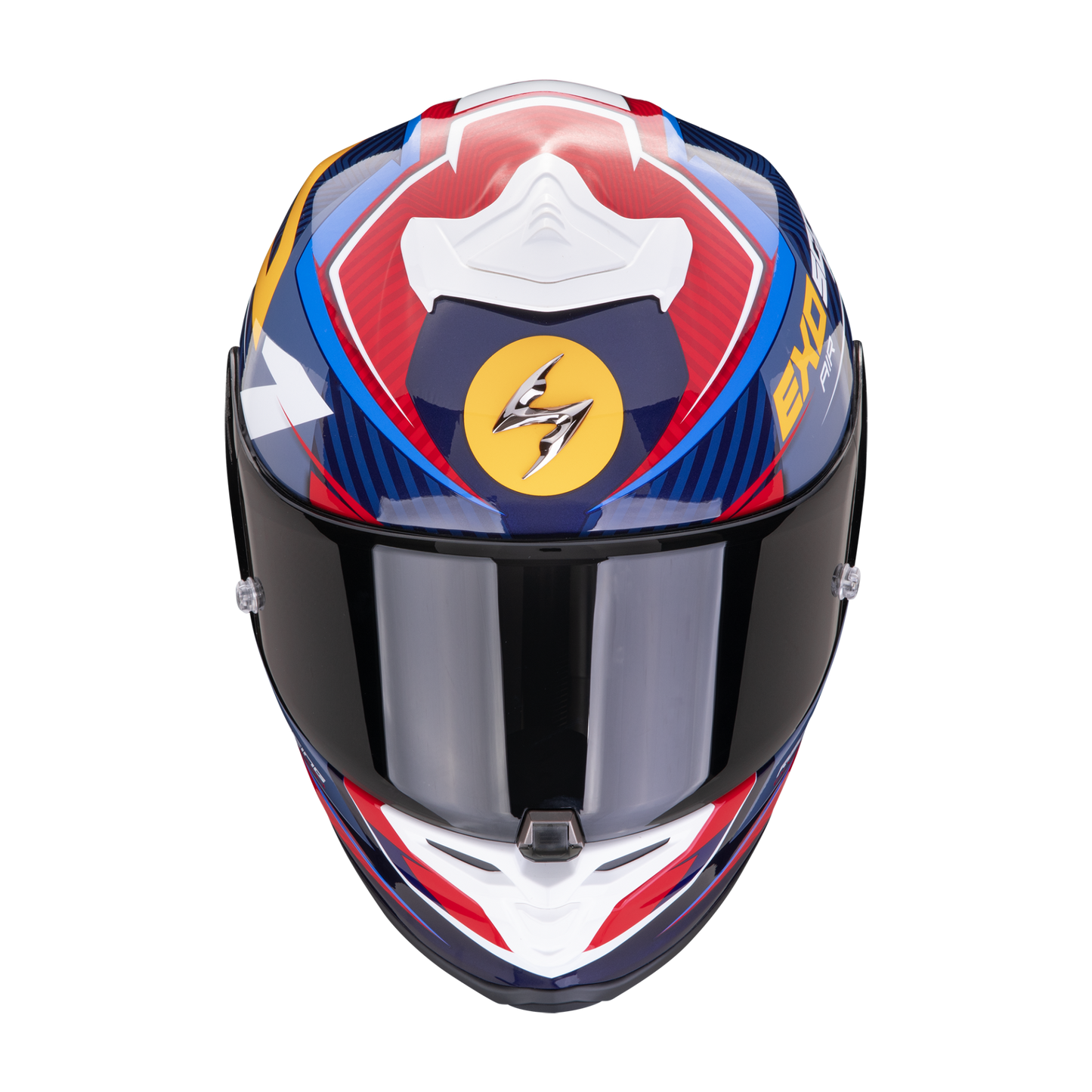 Scorpion EXO-R1 EVO AIR | Coup blue-red-yellow