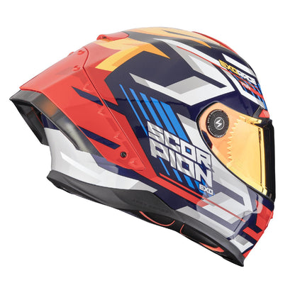 Scorpion EXO-RACE AIR KOBRA Blau-Gelb-Rot