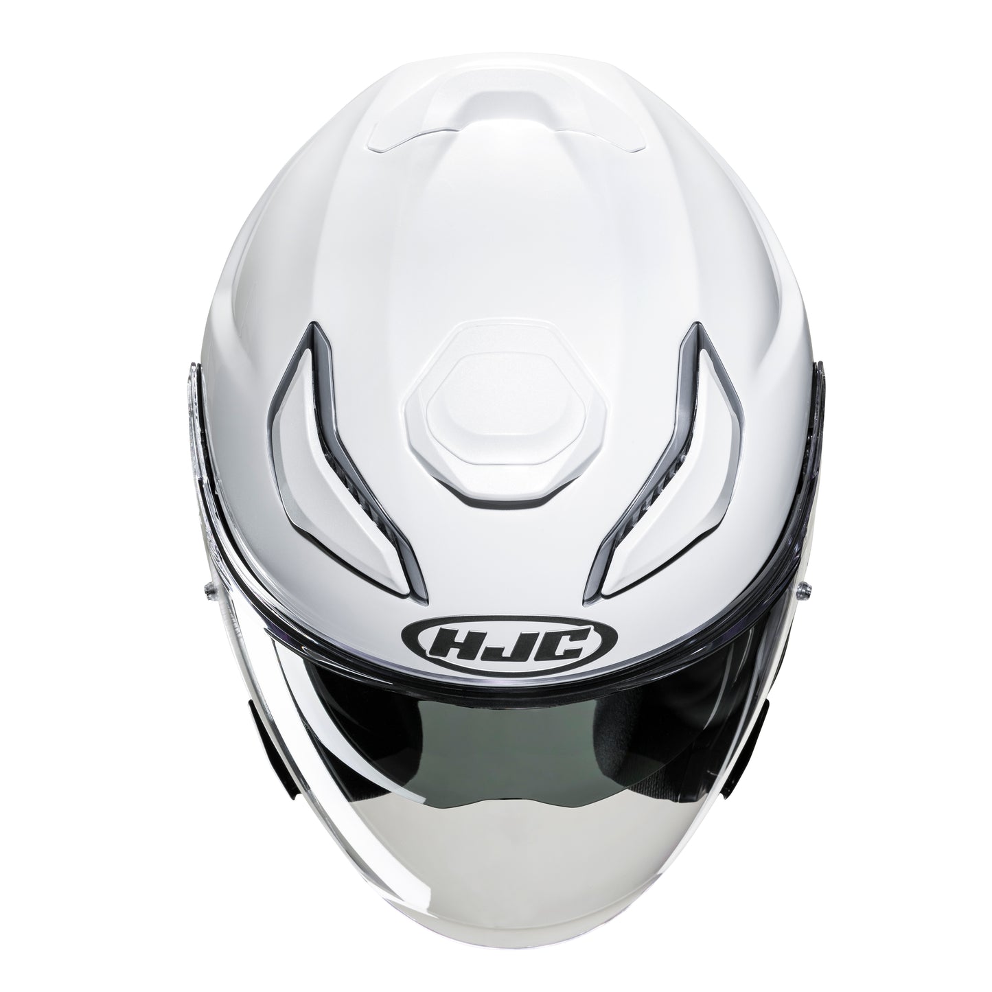 HJC F31 PEARL WHITE