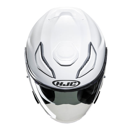 HJC F31 PEARL WHITE