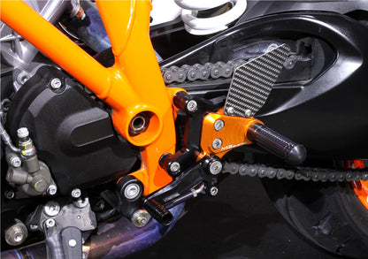 Footrest system MG Biketec for KTM 1290 Superduke MY2017-2019