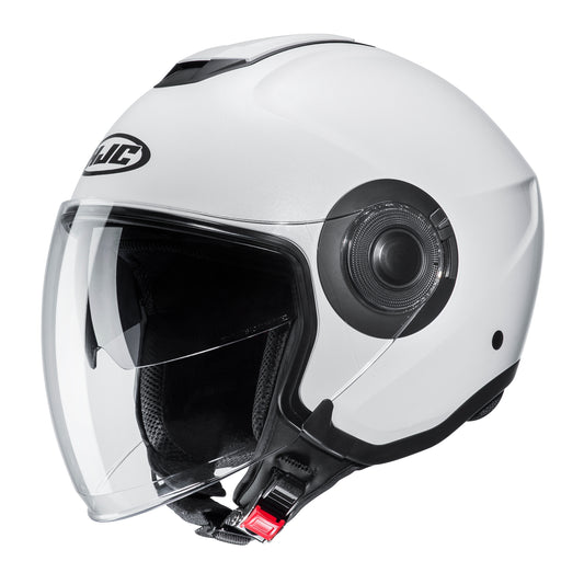 HJC i40N SEMI FLAT PEARL WHITE