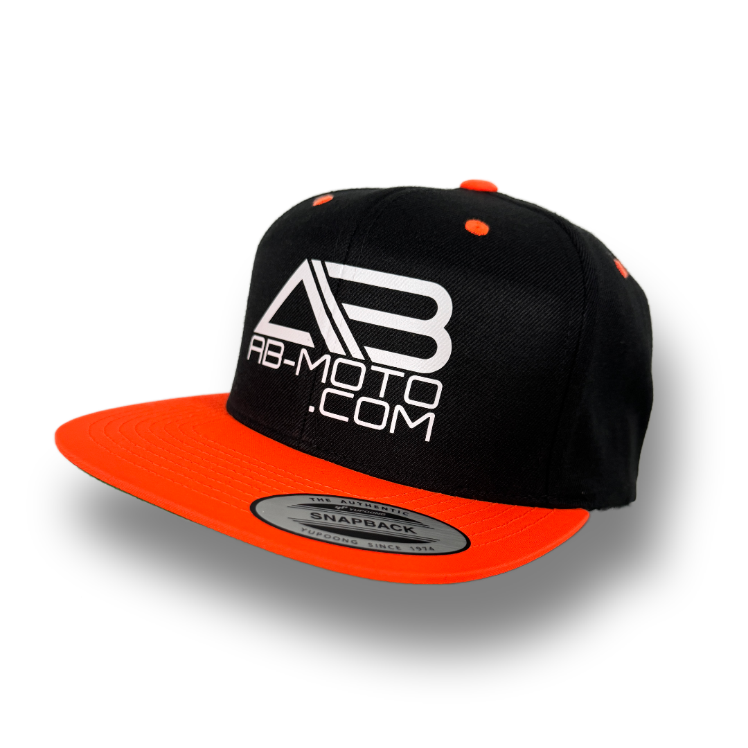 Snapback black | neon-orange