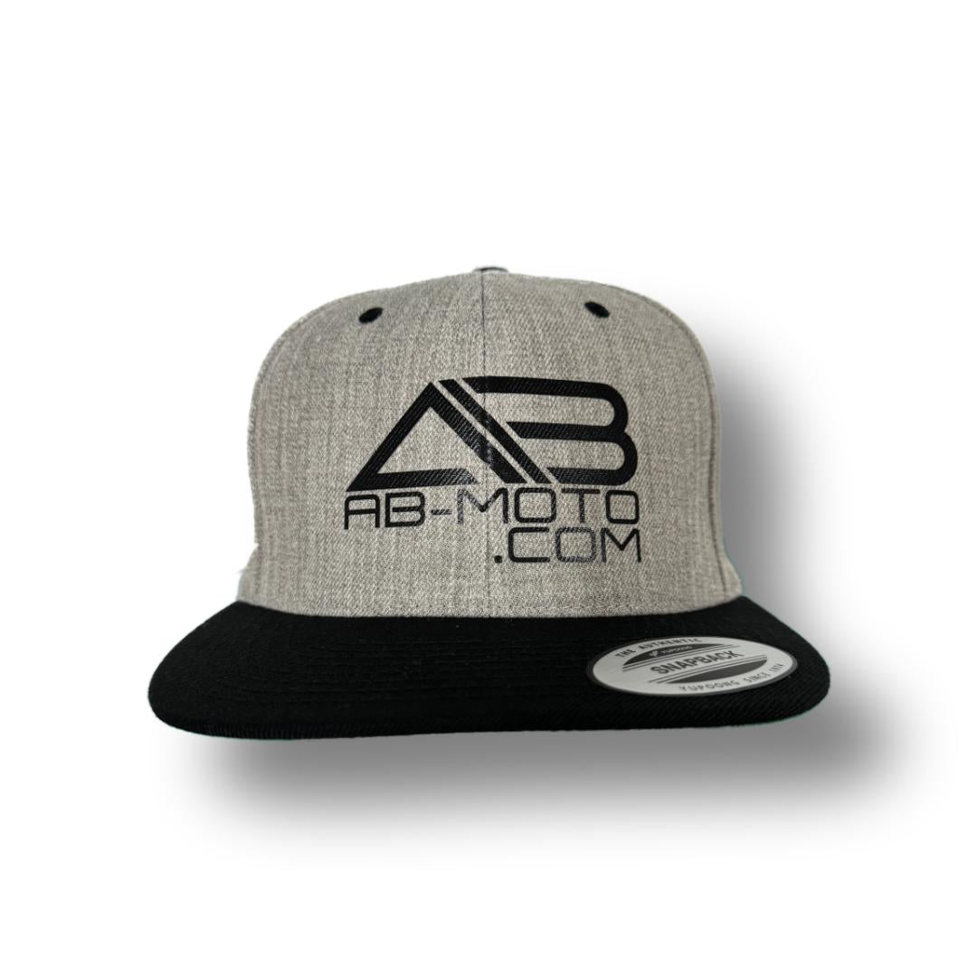 Snapback grau | schwarz