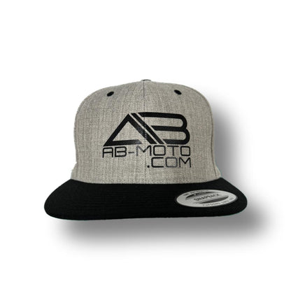 Snapback grau | schwarz