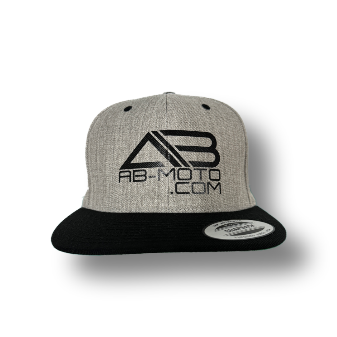 Snapback heather-grey | black