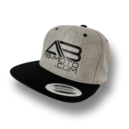 Snapback heather-grey | black