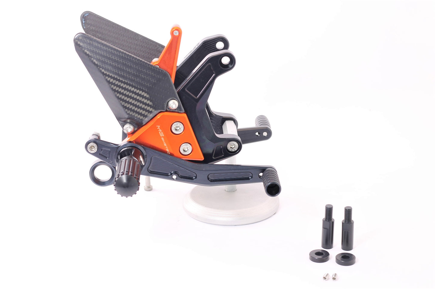 Footrest system MG Biketec for KTM 1290|1390 Superduke MY2020-