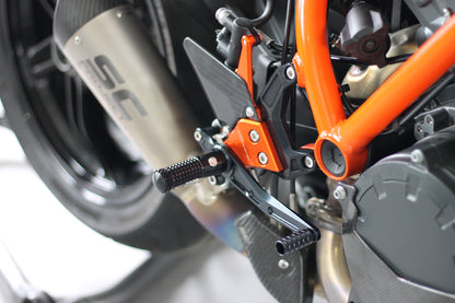 Footrest system MG Biketec for KTM 1290|1390 Superduke MY2020-