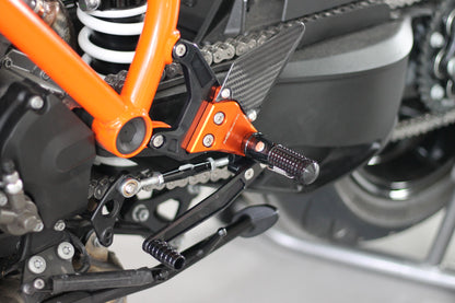 Footrest system MG Biketec for KTM 1290|1390 Superduke MY2020-