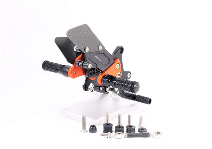 Footrest system MG Biketec for KTM 1290 Superduke MY2017-2019