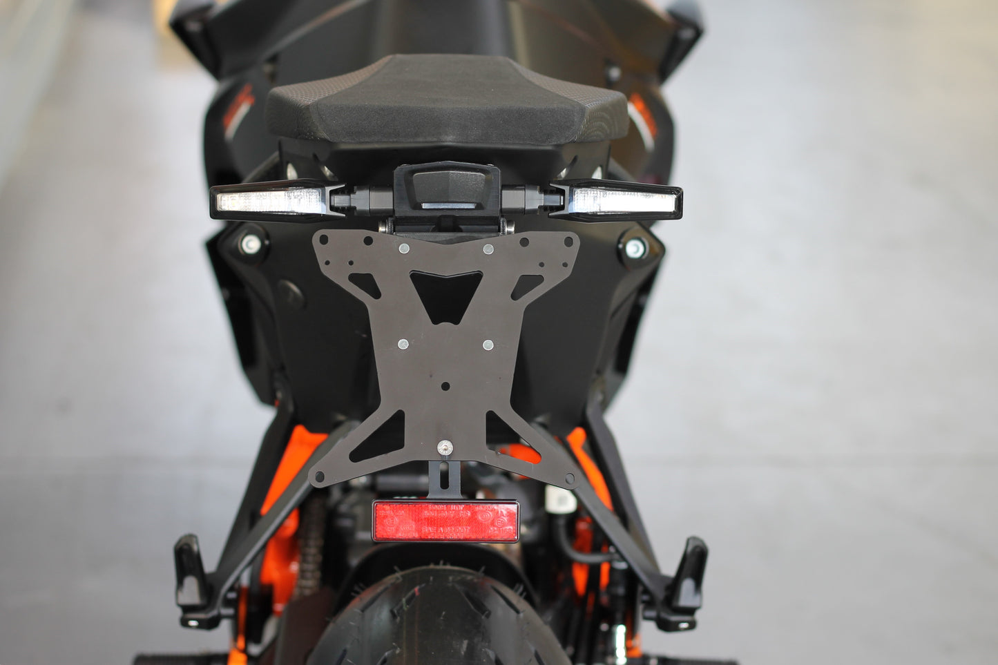 Short license plate holder MG Biketec for KTM 990 Duke | 1390 Superduke MY2024-