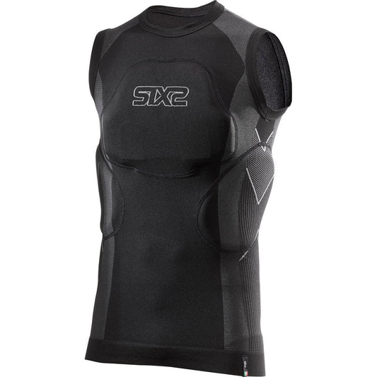 SIXS PRM SMX | Ärmelloses Motorrad-Funktionsshirt mit herausnehmbaren Protektoren