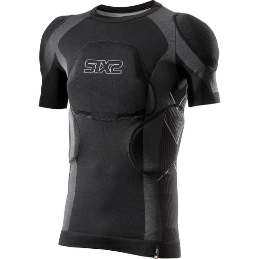 SIXS PRM TS1 | Kurzarm Motorrad-Funktionsshirt mit herausnehmbaren Protektoren