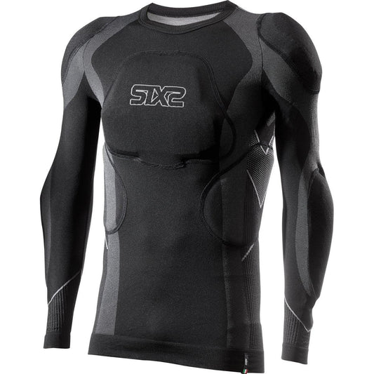 SIXS PRM TS2 | Langarm Motorrad-Funktionsshirt mit herausnehmbaren Protektoren