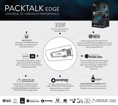 Cardo Packtalk Edge - Single