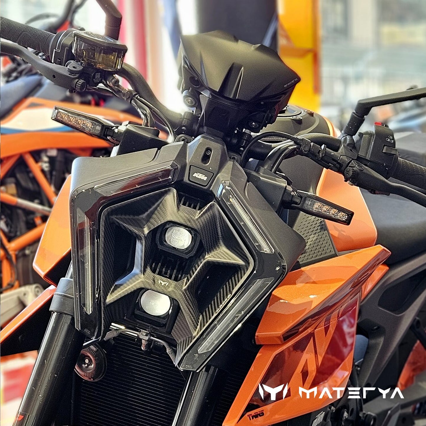 Dashboard Cover for KTM 990 Duke - black matt