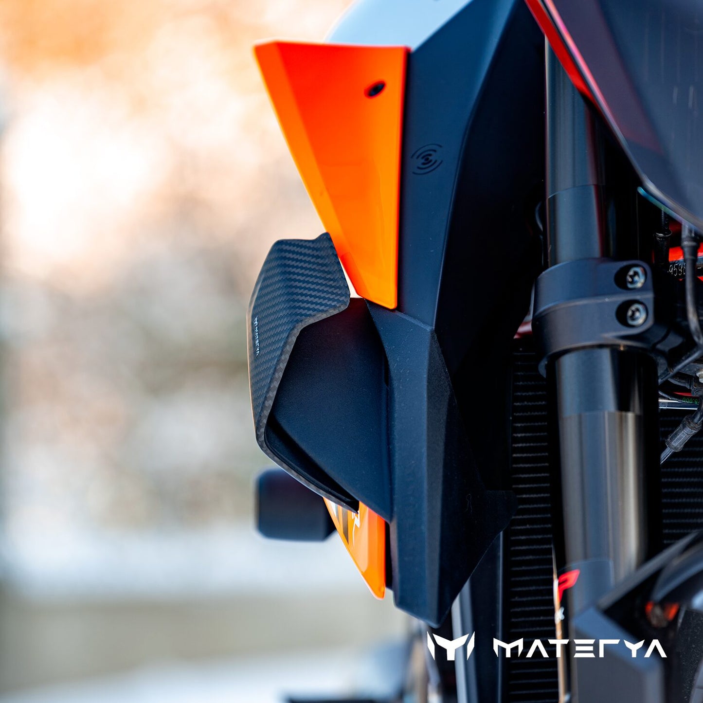 Winglets für KTM 1290 Superduke MY2020-2023 - carbon matt