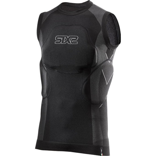 SIXS PRM SMX | Ärmelloses Motorrad-Funktionsshirt mit herausnehmbaren Protektoren