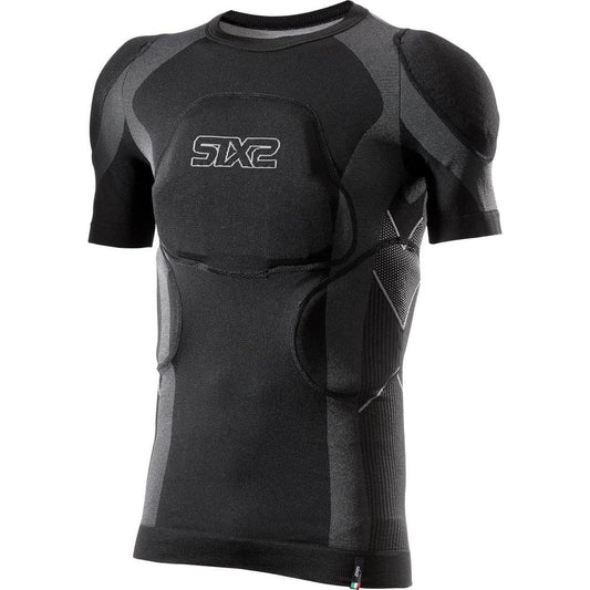 SIXS PRM TS1 | Kurzarm Motorrad-Funktionsshirt mit herausnehmbaren Protektoren