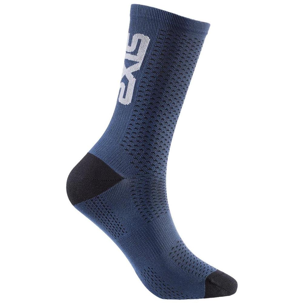 SIXS SHORT LOGO V2 | Mid-Cut Socken (Höhe 18 cm)