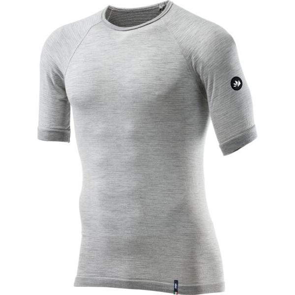 SIXS TS1 Merino Kurzarm Shirt | Wool Gray