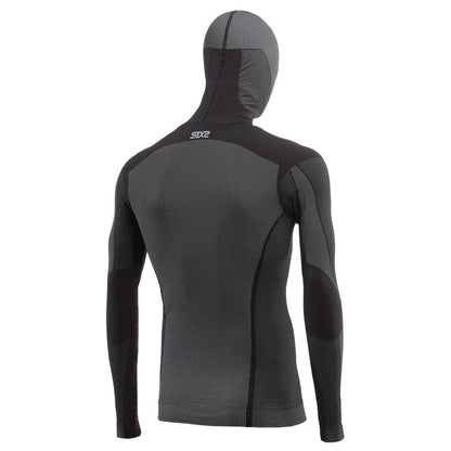 SIXS TS2 DB | 4-Jahreszeiten Langarmshirt mit Kapuze