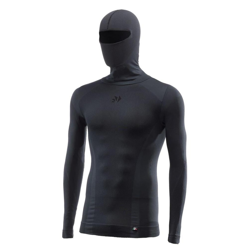 SIXS TS2 DB | 4-Jahreszeiten Langarmshirt mit Kapuze
