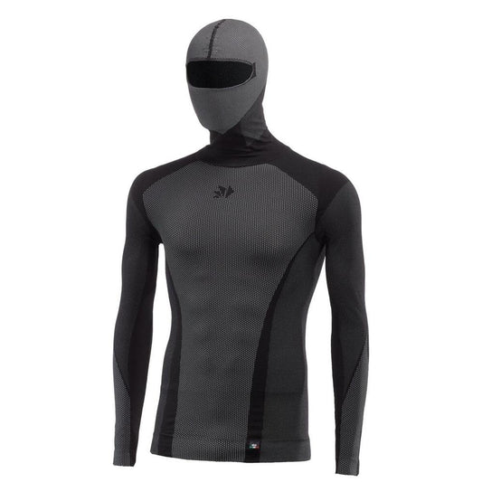 SIXS TS2 DB | 4-Jahreszeiten Langarmshirt mit Kapuze