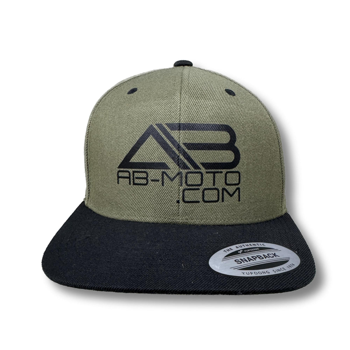 Snapback olive-grün | schwarz
