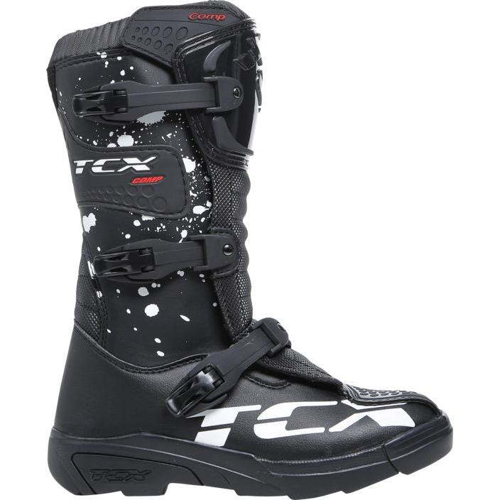 TCX Stiefel COMP-KID schwarz-weiss